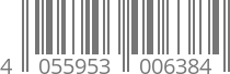barcode 4055953006384