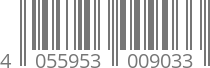 barcode 4055953009033