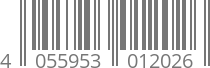 barcode 4055953012026
