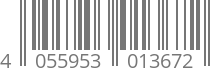 barcode 4055953013672