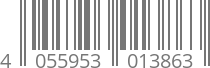 barcode 4055953013863