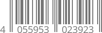 barcode 4055953023923