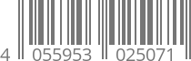 barcode 4055953025071