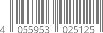 barcode 4055953025125