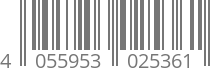 barcode 4055953025361
