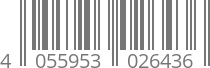 barcode 4055953026436