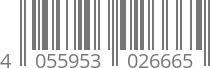 barcode 4055953026665