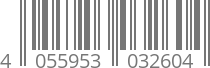 barcode 4055953032604