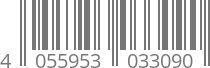 barcode 4055953033090