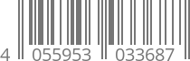 barcode 4055953033687