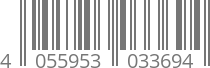 barcode 4055953033694