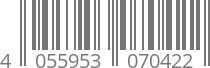 barcode 4055953070422
