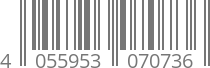 barcode 4055953070736