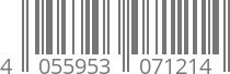 barcode 4055953071214
