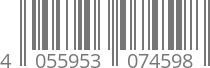 barcode 4055953074598