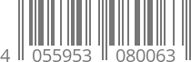 barcode 4055953080063
