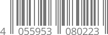 barcode 4055953080223
