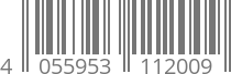 barcode 4055953112009